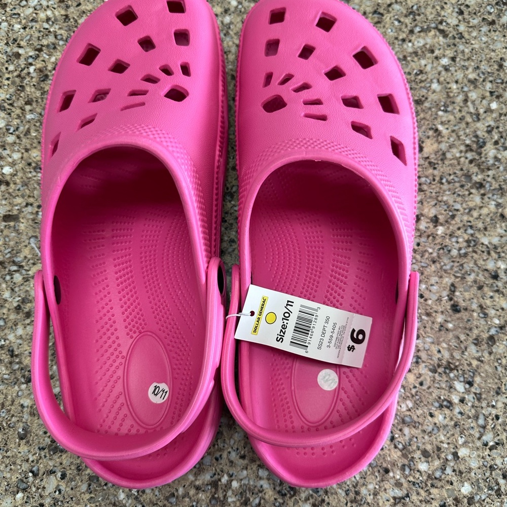 Women's Pink Mules by Unknown Brand
